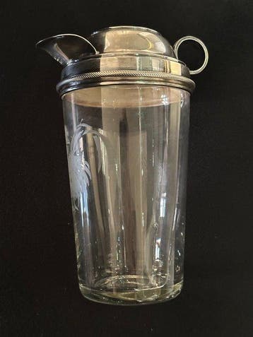 Cocktailshaker - Glas - Cocktailshaker, Antiek en Kunst