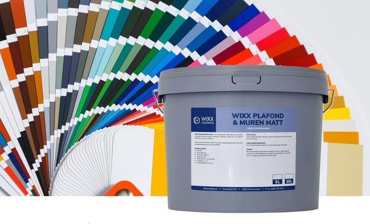 Wixx Plafond &amp; Muren Matt 5L, Doe-het-zelf en Bouw, Verf, Beits en Lak, Nieuw, Verzenden