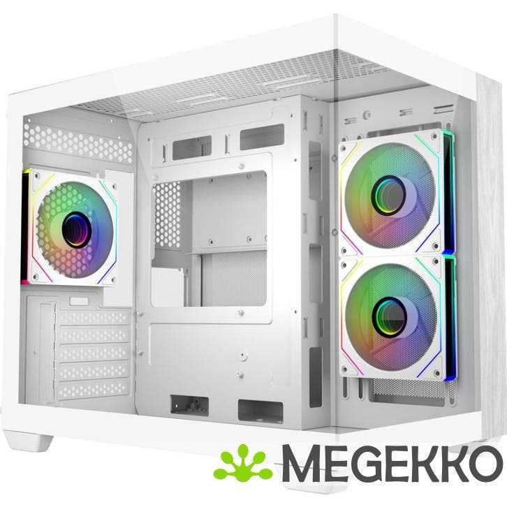 Cooler Master Elite 481 Wood White, Computers en Software, Computerbehuizingen, Nieuw, Verzenden