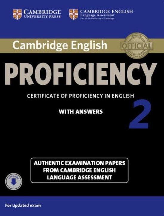 Cambridge English Proficiency 2 students book + answers+aud, Livres, Langue | Anglais, Envoi