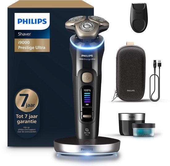 Philips Shaver i9000 Prestige Ultra - Met Quick Clean Pod..., Handtassen en Accessoires, Uiterlijk | Haarverzorging, Nieuw, Verzenden