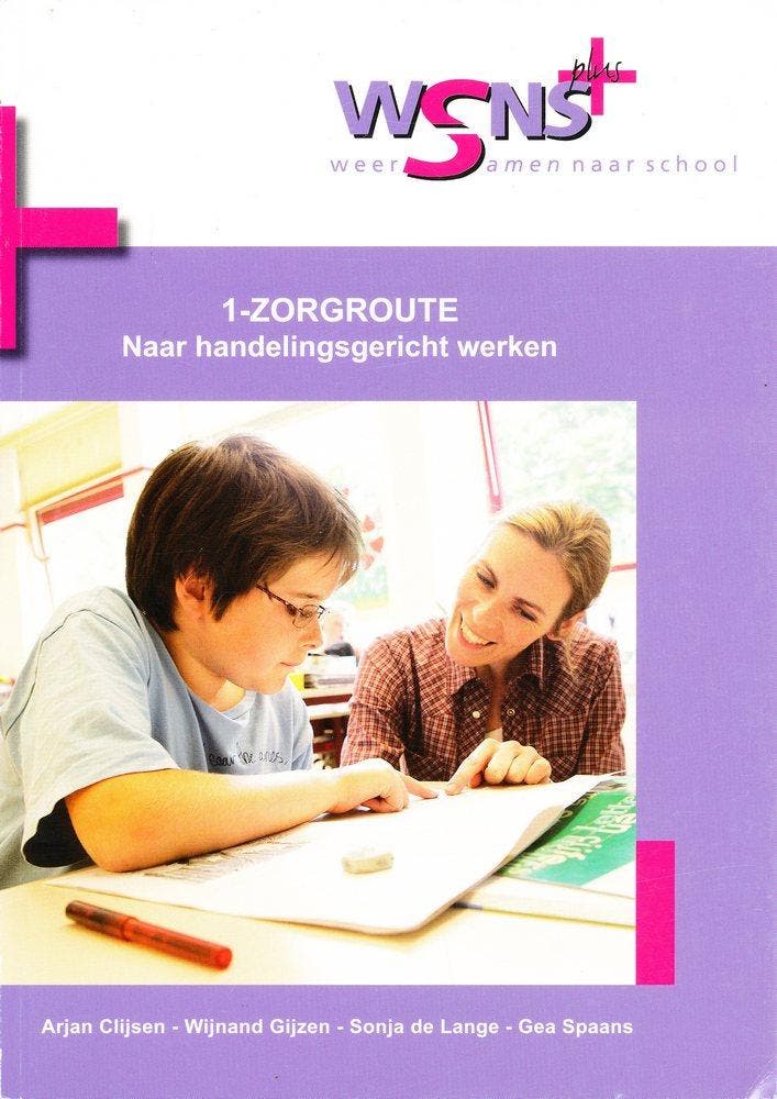 1-zorgroute naar handelingsgericht werken, Boeken, Schoolboeken, Verzenden