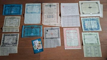 Document - (12) 19e-eeuwse Europese spoorwegen aandelen en