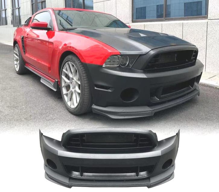 PARE-CHOCS AVANT POUR FORD MUSTANG V6 GT 10-14 LOOK GT500 RE, Auto-onderdelen, Carrosserie, Verzenden