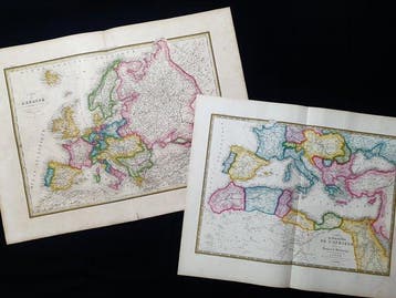Europa - [LOT of 2] - Zuid-Europa / Europees Rijk; M. Pierre, Boeken, Atlassen en Landkaarten, Nieuw