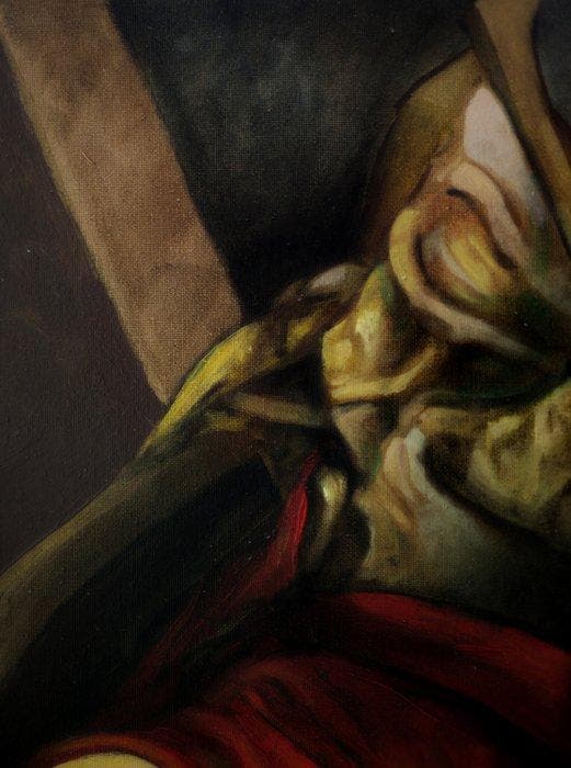 Masini Daniele - Figura seduta, Antiek en Kunst, Kunst | Schilderijen | Modern