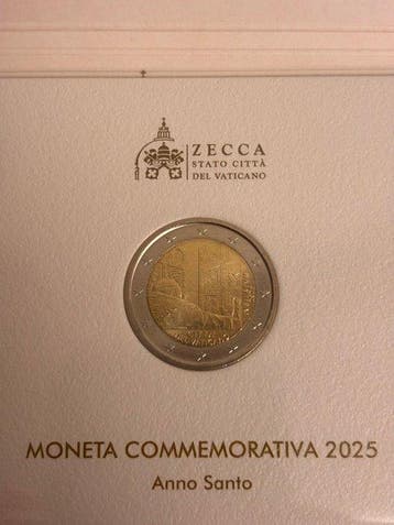 Vaticaan. 2 Euro 2025 Anno Santo (Zonder minimumprijs), Postzegels en Munten