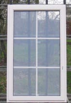 pvc raam , chassis , venster , kozijn 106 x 177 creme 9001, 75 tot 150 cm, Kunststof, Raamkozijn, Nieuw