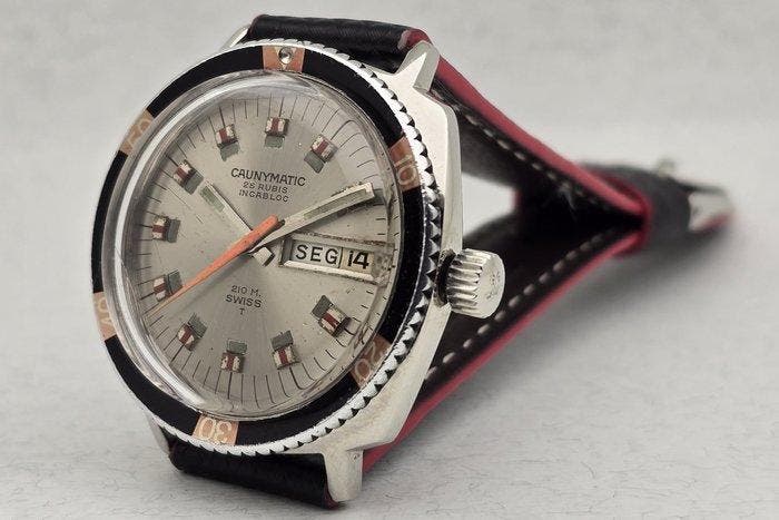 Caunymatic - Diver Vintage Automático – 25 Rubis - Sans prix, Bijoux, Sacs & Beauté, Montres | Hommes