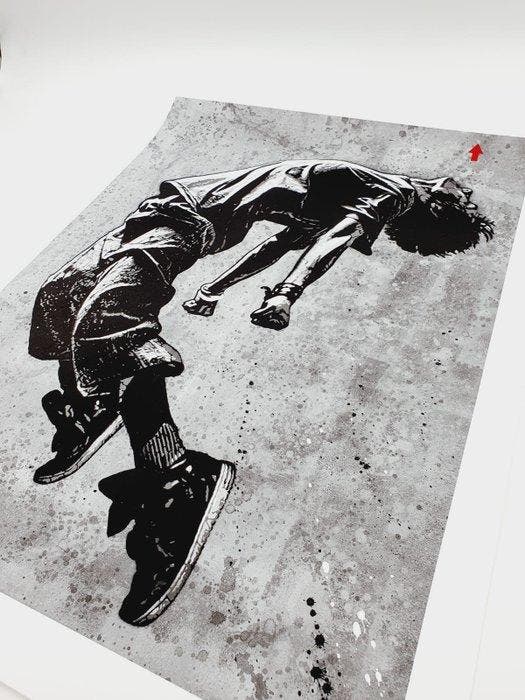 Jef Aérosol (1957) - Jump, Antiek en Kunst, Kunst | Designobjecten