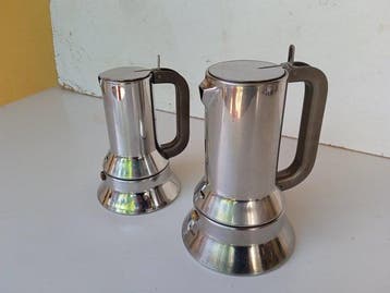 Alessi - Richard Sapper - Koffiepot (2) - 9090 - Staal