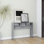 vidaXL Wandtafel 105x30x80 cm bewerkt hout betongrijs, Huis en Inrichting, Tafels | Bijzettafels, Verzenden, Nieuw