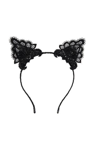 KIMU® Haarband Kat Kant Zwart Kattenoortjes Diadeem Hallowee, Kleding | Dames, Ophalen of Verzenden, Nieuw
