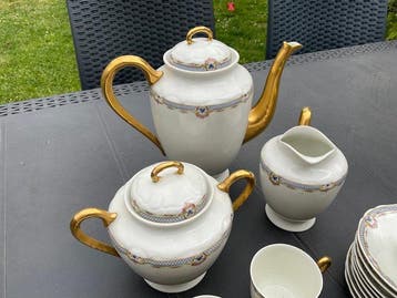 Service de table - Service à Café en Porcelaine de Limoges