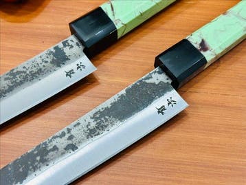 Keukenmes - Santoku - Handgemaakt Japans staal -