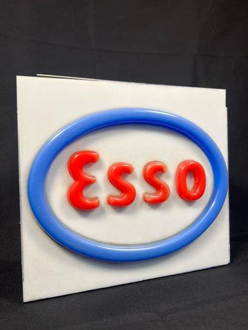 Esso - Caisson lumineux - Plastique