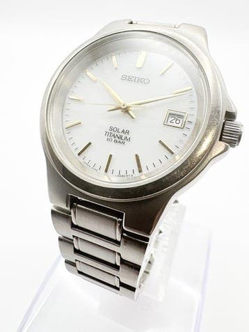 Seiko - solar - Zonder minimumprijs - V145-0D60 - Heren -