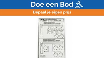 Bieden: Tyco 4B-C-4 Fire Detector Base Mounting Plate - 517, Ophalen of Verzenden, Nieuw