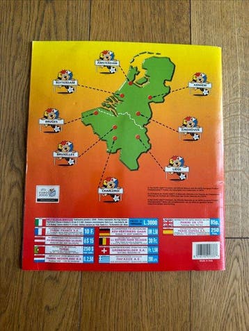 2000 Panini Album Euro 2000 EU panini completo near mint