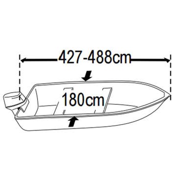 Dekzeil Boot Universeel 427-488cm Model 1, Ophalen of Verzenden