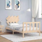 vidaXL Bedframe zonder matras massief grenenhout 90x200 cm, Verzenden
