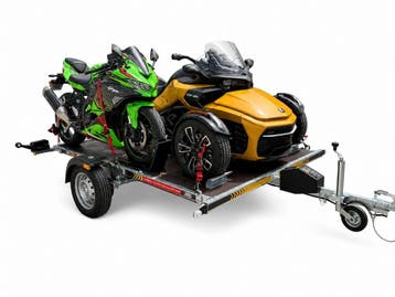 LORRIES PT75-2617 Quad/Motortrailer | 750 kg Ongeremd, Auto diversen, Aanhangers en Bagagewagens, Ophalen, Nieuw