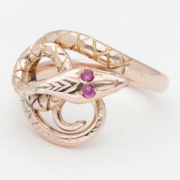 Ring - 14 karaat Roségoud