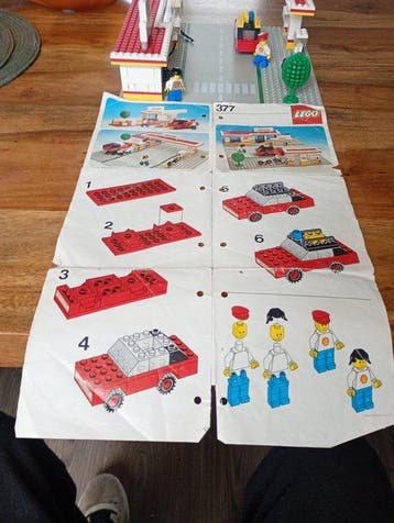 Lego Set - 377 - Classic Town - Shell tankk station