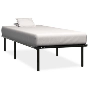 vidaXL Bedframe metaal zwart 90x200 cm, Huis en Inrichting, Slaapkamer | Bedden, Verzenden, Nieuw
