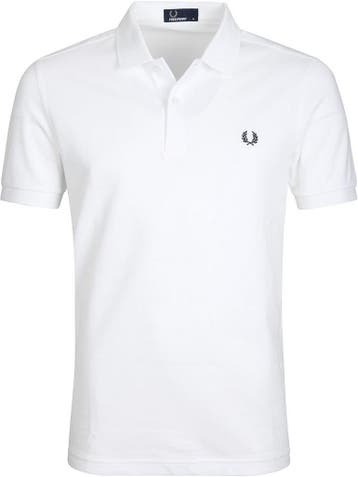 Fred Perry Poloshirt Wit maat Maat 46 (S) of kleiner Heren, Vêtements | Hommes, Polos, Verzenden