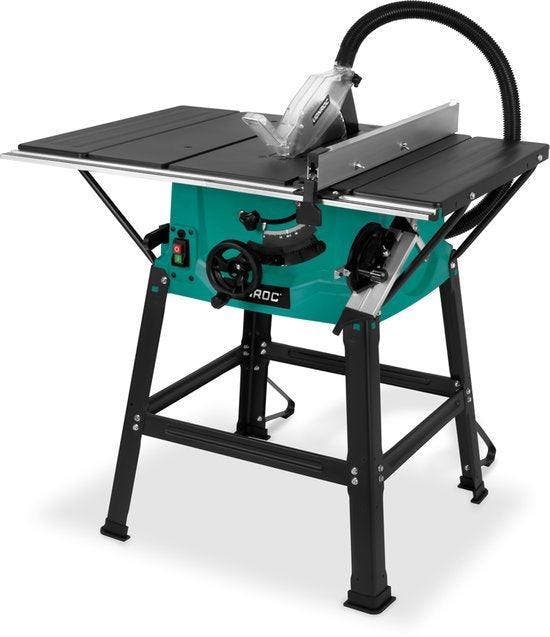 2dekans | VONROC Zaagtafel 2000W – Ø250mm - Groot werkblad -, Bricolage & Construction, Outillage | Scies mécaniques, Enlèvement ou Envoi