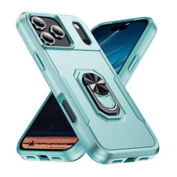 iPhone 16 Plus - Militair Shockproof Hoesje met Kickstand -, Verzenden, Nieuw