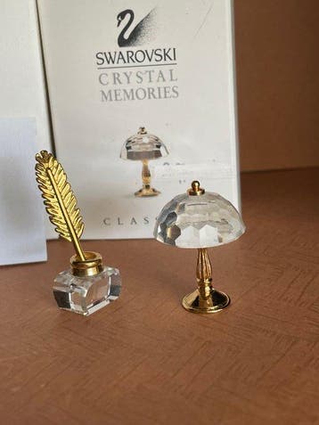Swarovski - Beeldje - Memories Inktpot met Ganzenveer en
