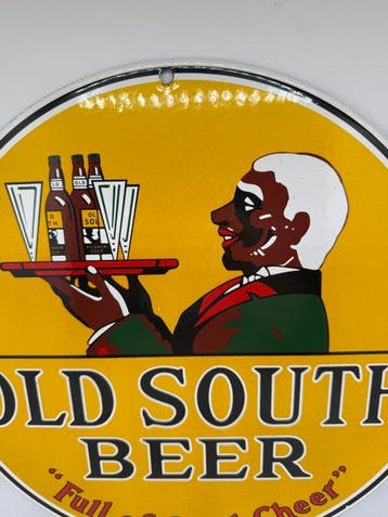 OLD SOUTH BEER - Emaille bord - Emaille