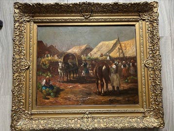Karl Kaufmann (1843 - 1905 K Schwartz) - Markt, Antiquités & Art