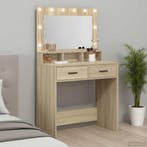 vidaXL Kaptafel met lade Sonoma Eik 79 x 41 x 135 cm Bewerkt, Verzenden, Nieuw