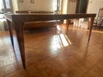 Tafel - Hout, Glas - Grote eetkamtafel in Italiaanse, Antiek en Kunst