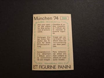 1974 Panini München 74 World Cup (Kenny) Ken Delglish 209, Collections