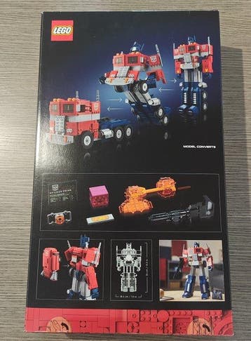 Lego Set - 10302 - Transformers - Optimus Prime, Nieuw