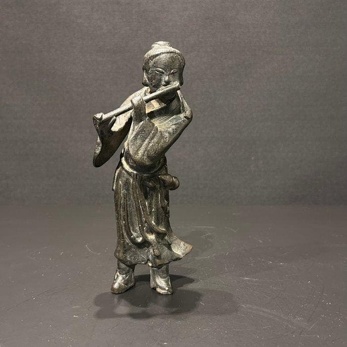 Figuur - Ming onsterfelijke beeld - Brons - China - Ming, Antiquités & Art, Antiquités | Autres Antiquités
