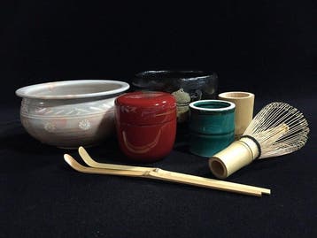 Assorted Japanese Tea Ceremony (Chado) Utensils Set with