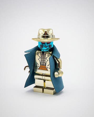 Lego Minifiguur - Star Wars - Star Wars - Chrome Gold Plated