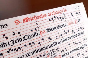 Catholic Church - Antiphonarium Romanum sheet Italian Venice, Antiek en Kunst