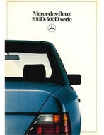 1985 MERCEDES BENZ E KLASSE DIESEL BROCHURE NEDERLANDS, Nieuw