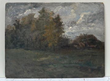 Charles Sprague Pearce (1851-1914) - Paysage impressionniste