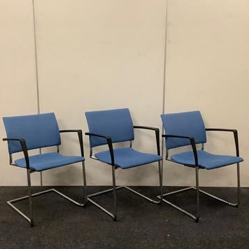 Complete set van 3 stuks  vergaderstoelen Casala Feniks,, Maison & Meubles