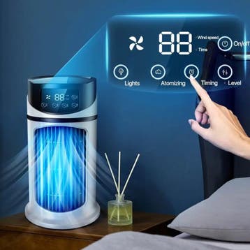 Draagbare Air Conditoner Ventilator Humidifier - Mini USB, Verzenden