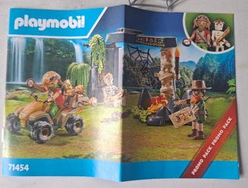 Playmobil - Jouet Playmobil explorer met grot en skelet –