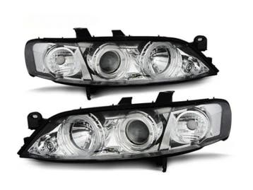Angel Eyes koplampen Chrome geschikt voor Opel Vectra B, Verzenden
