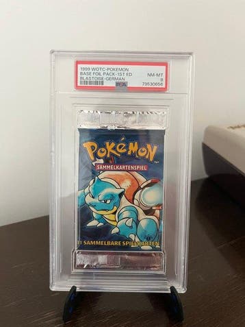 Pokémon - 1 Graded booster pack - 1st Edition - PSA 8 - WOTC, Nieuw